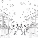 Aliens at the Valentine’s Market
