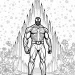 Venom guarding a cosmic library