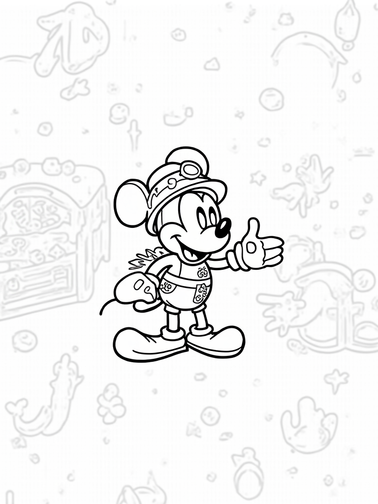 mickey mouse coloring pages
