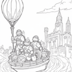 TMNT balloon race