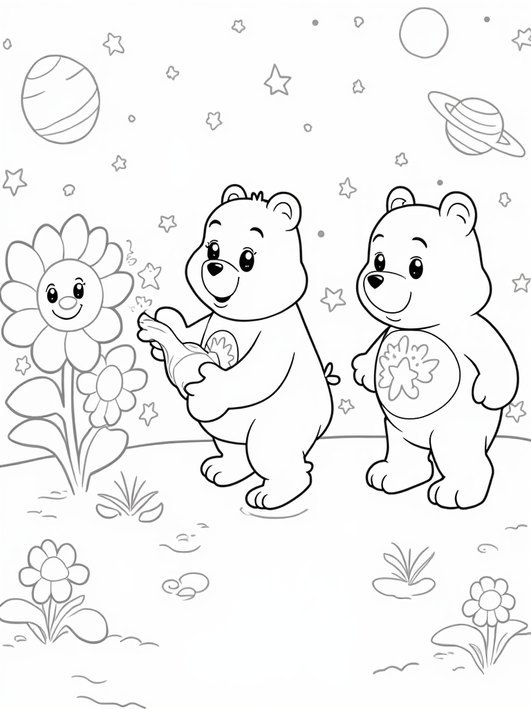 care bears coloring pages