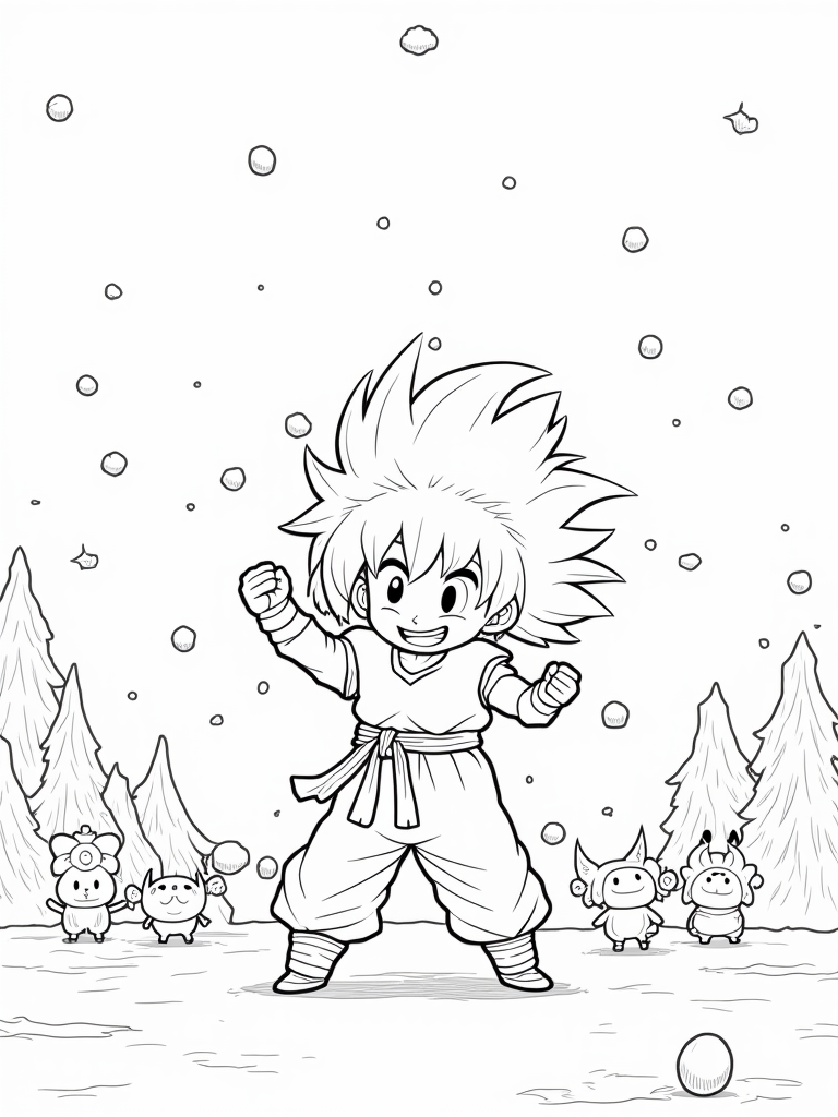 goku coloring pages