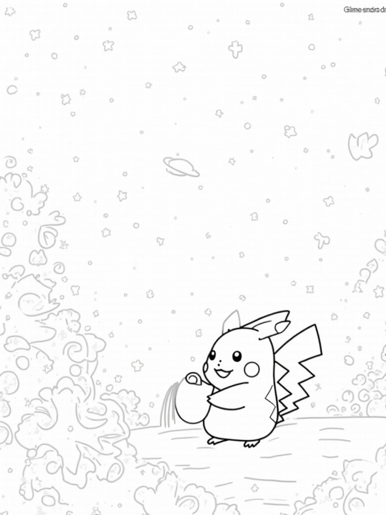 pikachu coloring pages