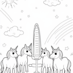 Unicorns at the weather station