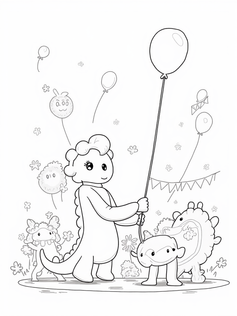 Cinnamoroll at the balloon festival