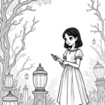 Wednesday Addams at the lantern festival