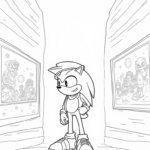 Super Sonic in the art gallery