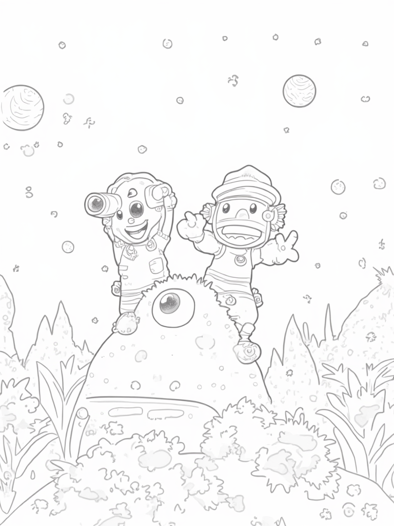 Bluey and Bingo’s space safari