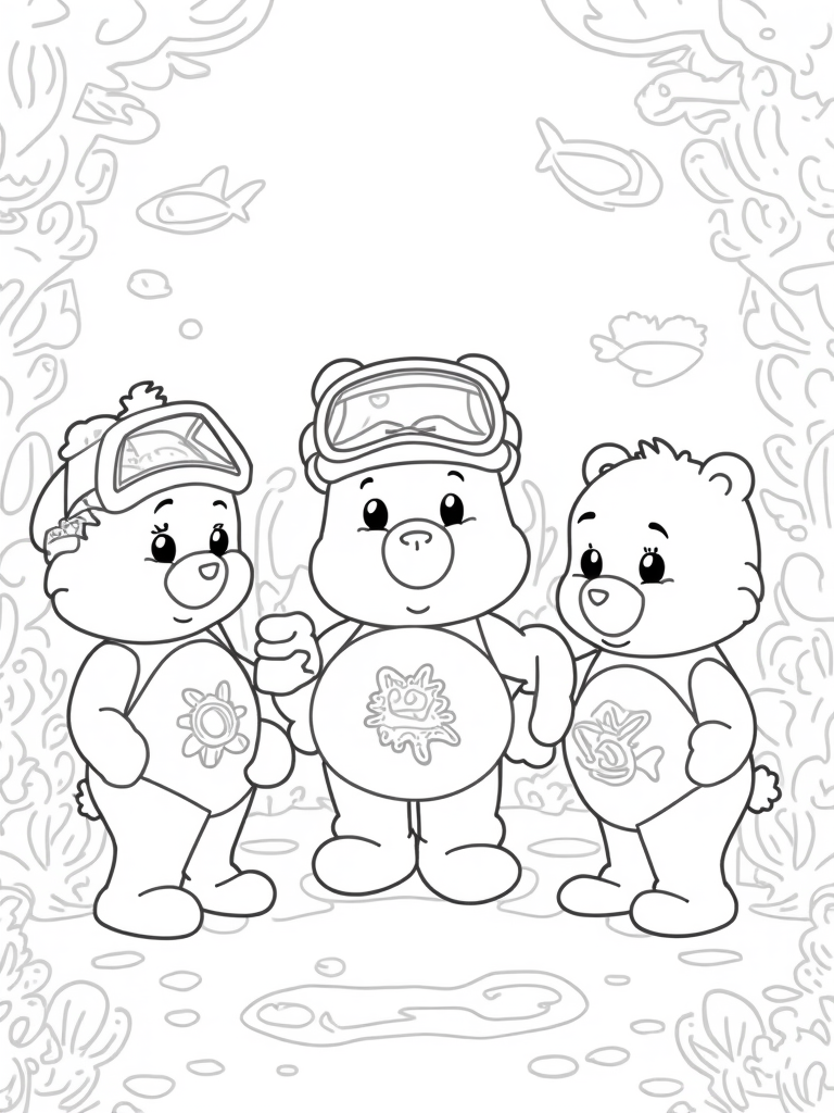 Care Bears underwater treasure festival