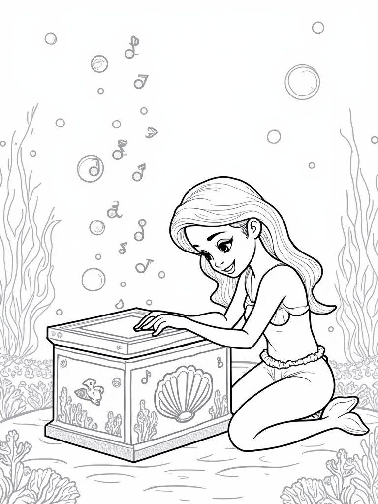 Little mermaid music box adventure