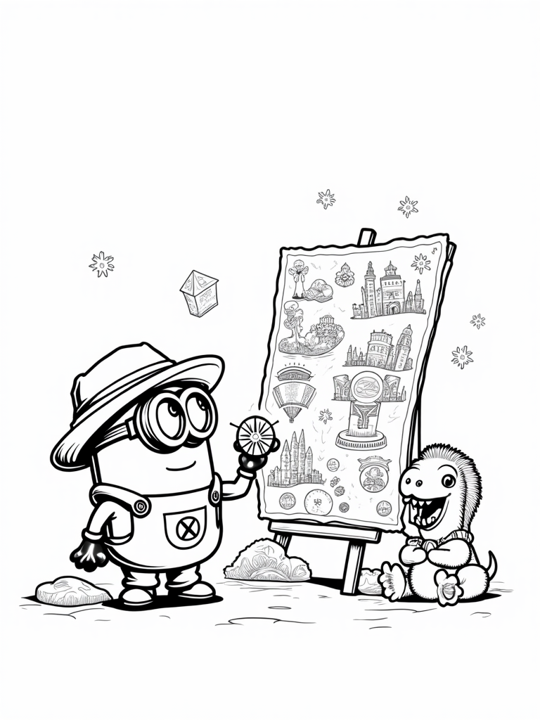 Minion treasure hunting