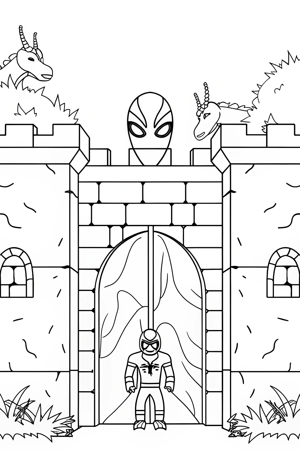 Venom guarding the forgotten zoo