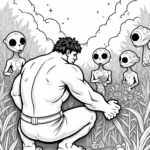 Hulk gardening on an alien planet