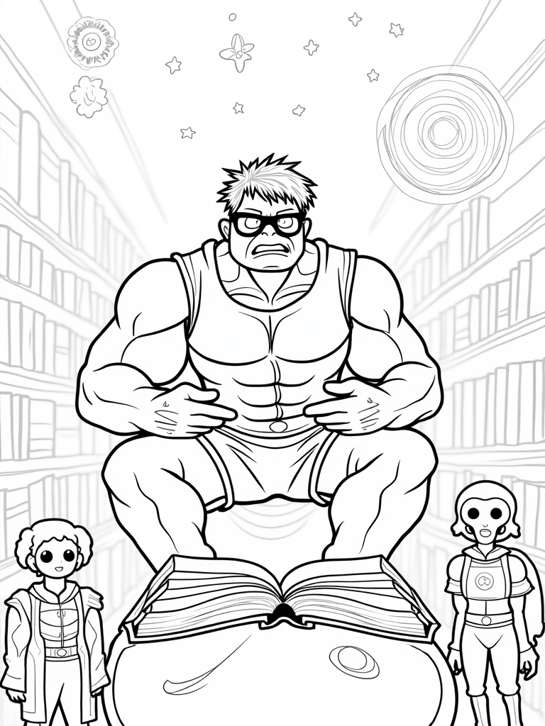 Hulk as a cosmic librarian