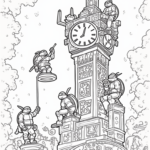TMNT in the enchanted clock tower