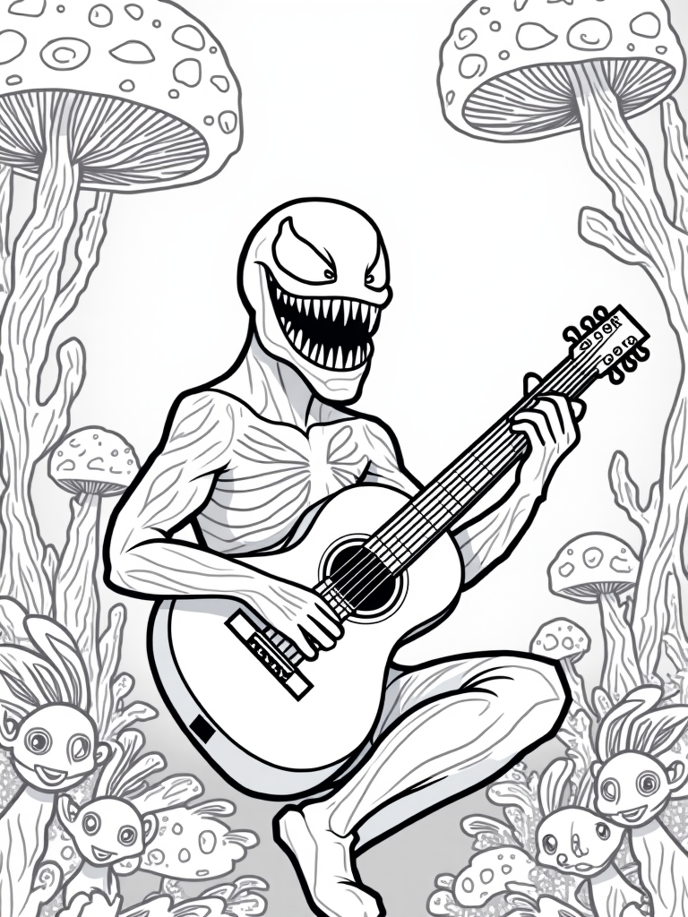 venom coloring pages