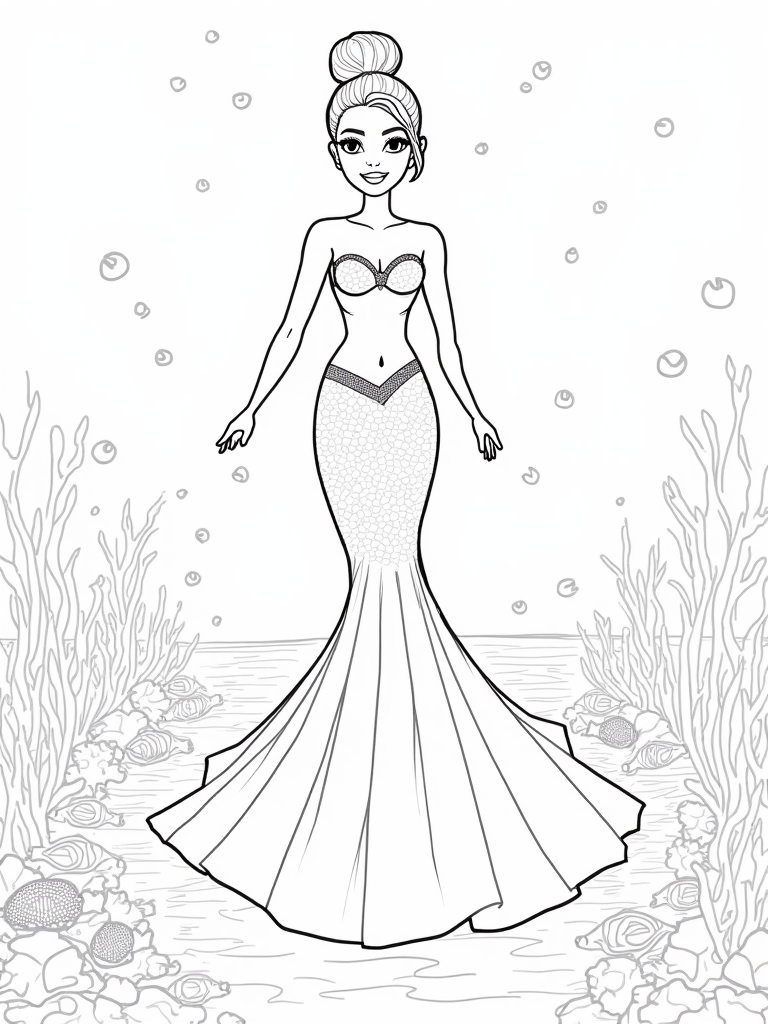 barbie coloring pages