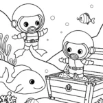 Ninja Turtles underwater treasure hunt