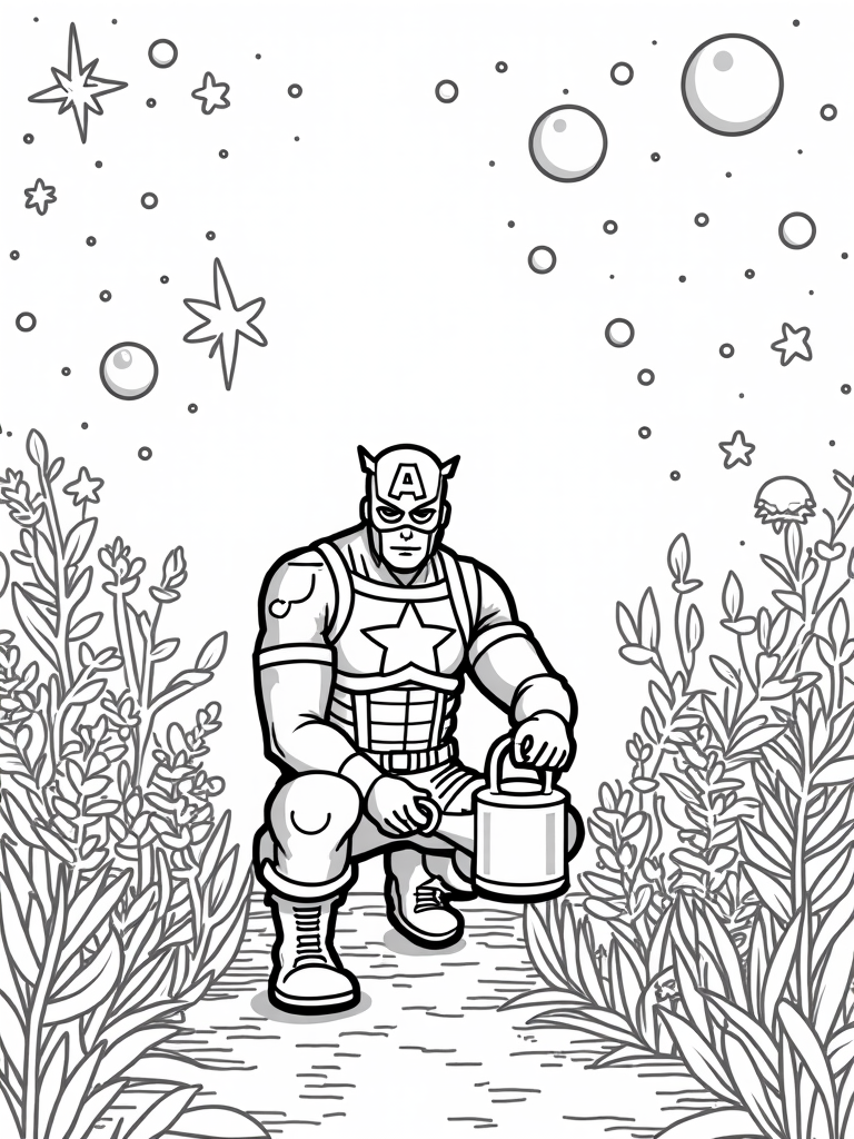 captain america coloring pages