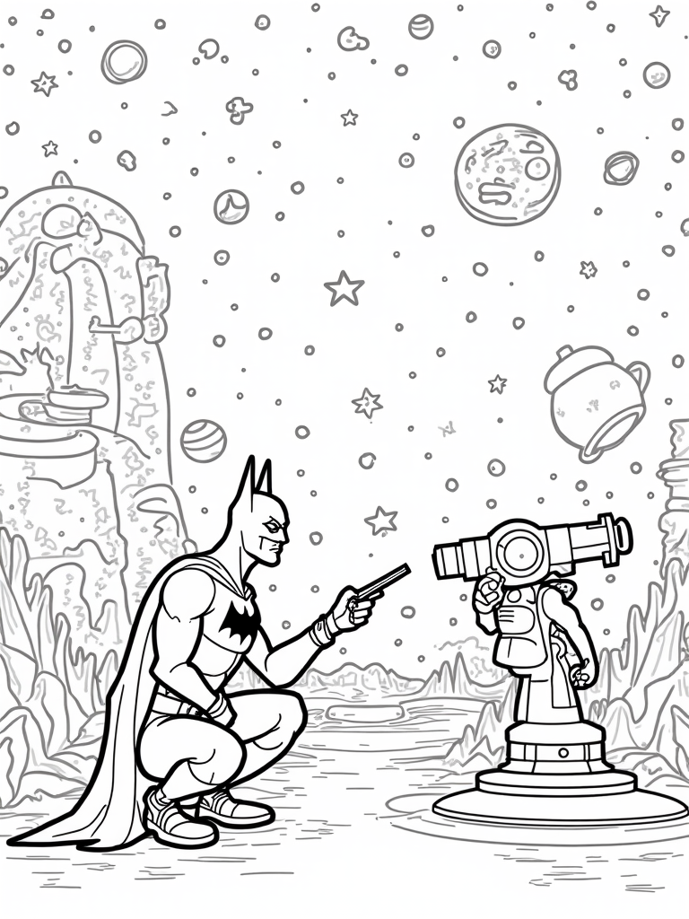 Batman at the enchanted observatory