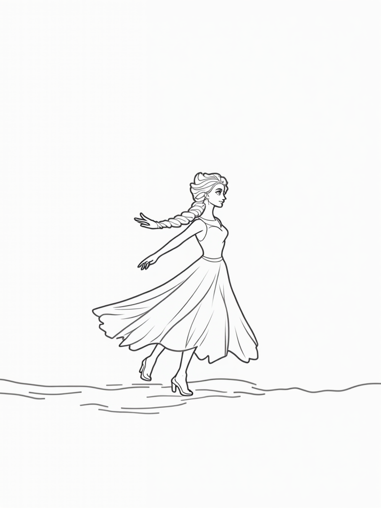 elsa coloring pages