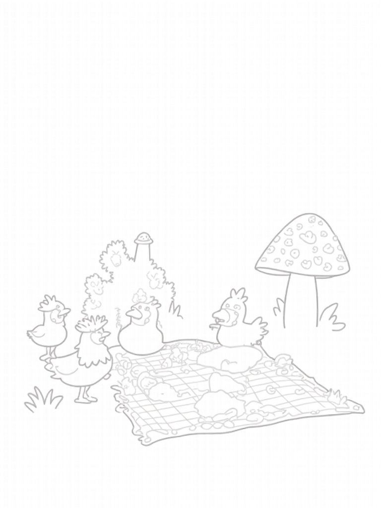chicken coloring pages