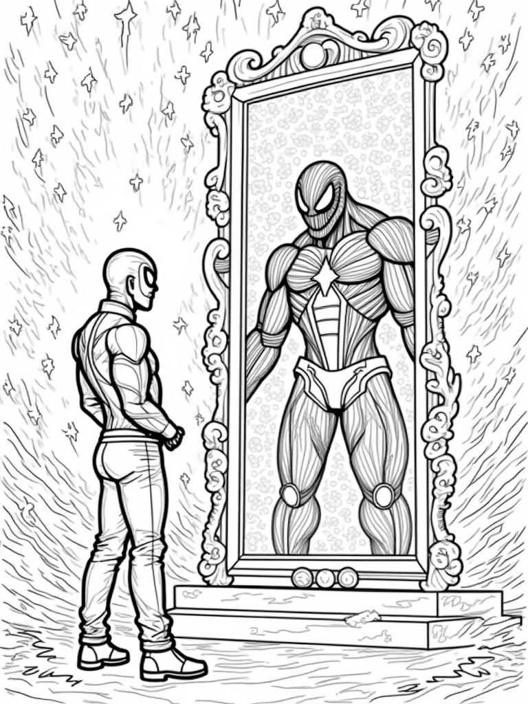 venom coloring pages
