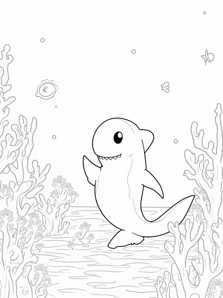 shark coloring pages