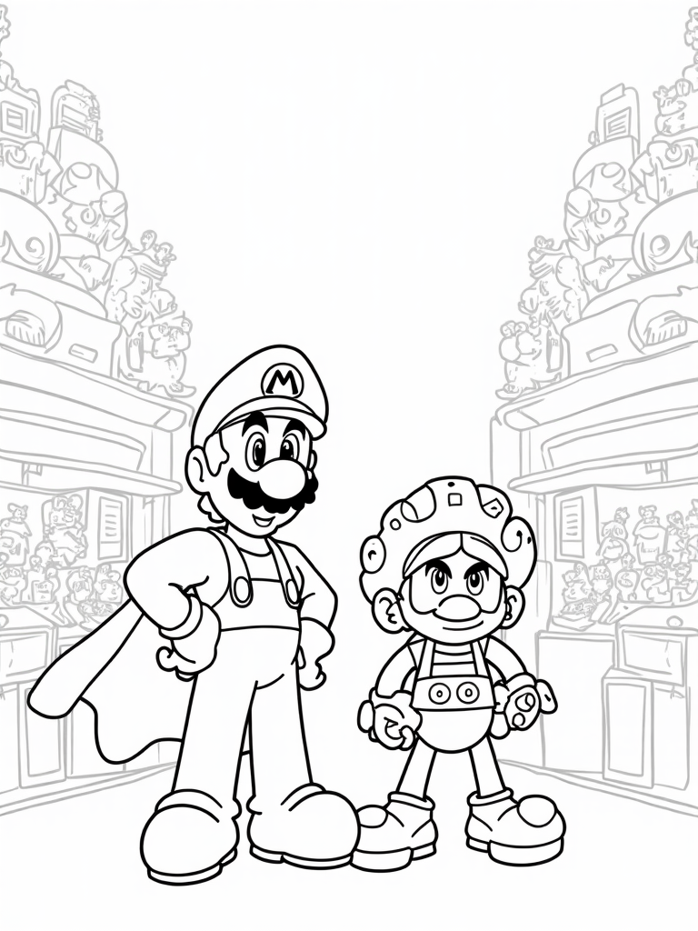 Mario and Luigi at Comic Con