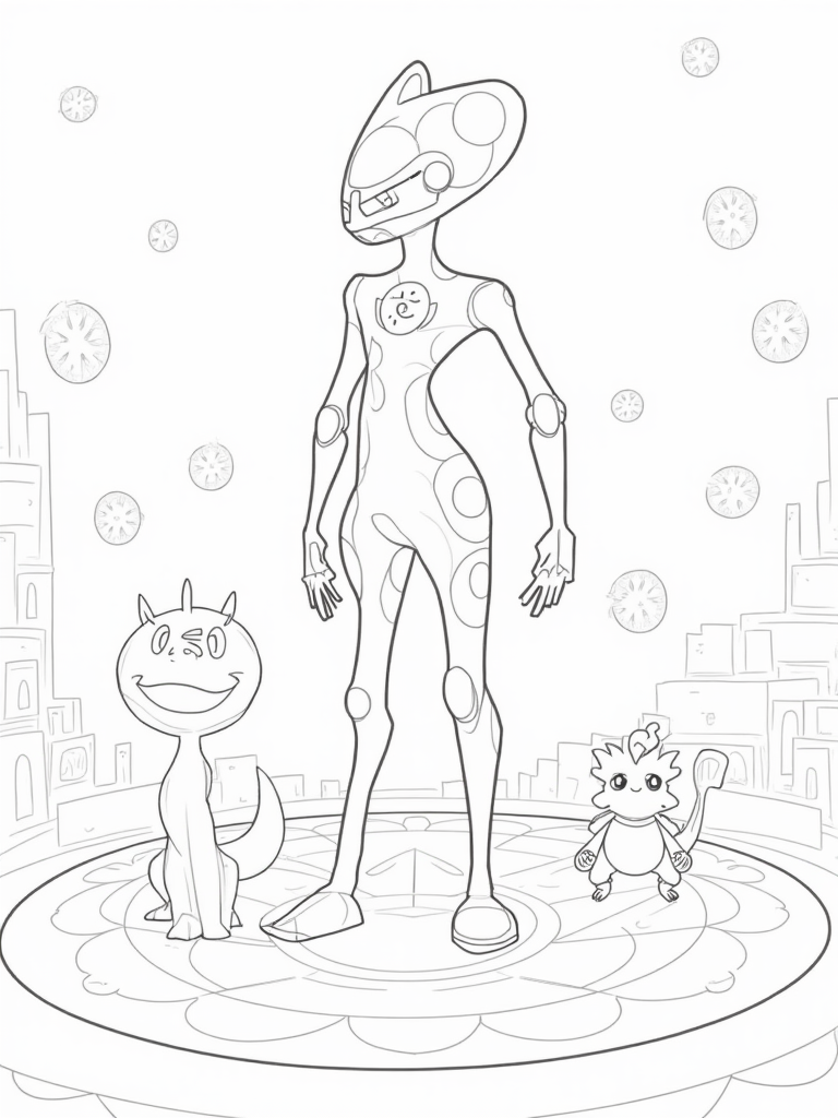 legendary pokemon coloring pages