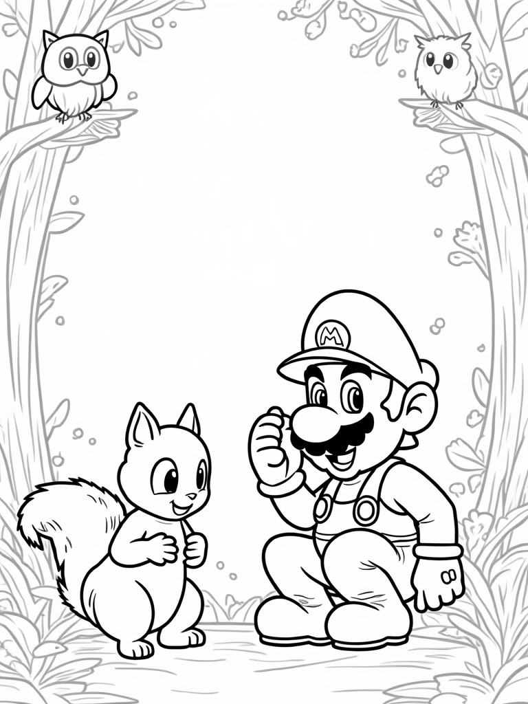 mario coloring pages