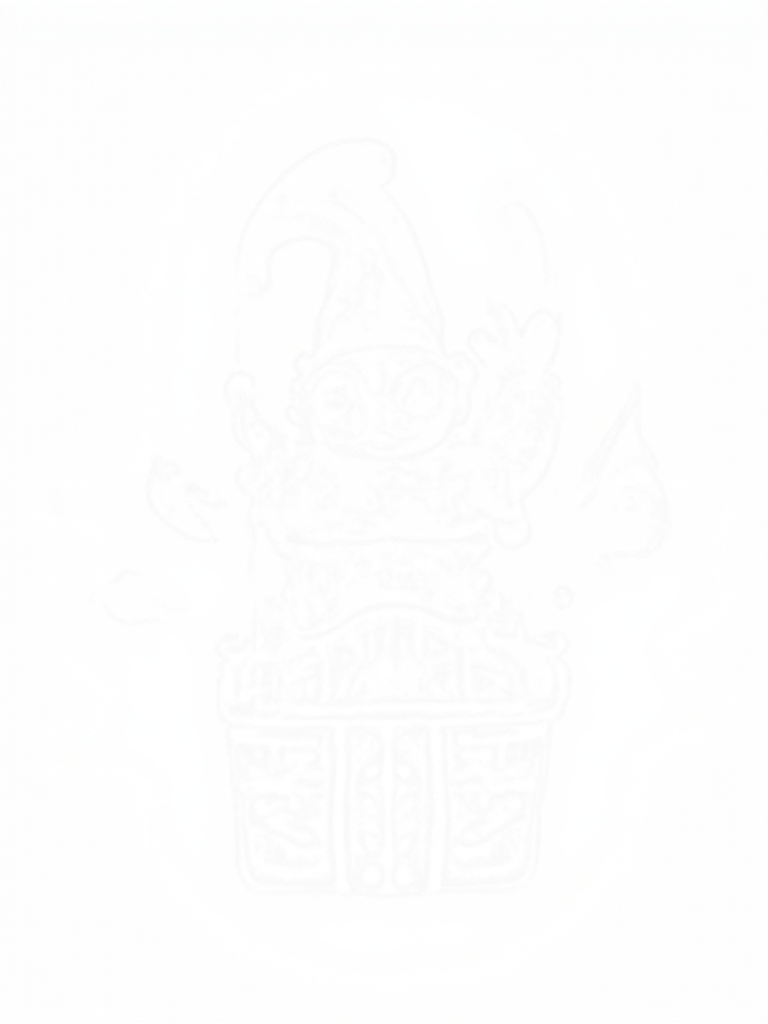 gnome coloring pages