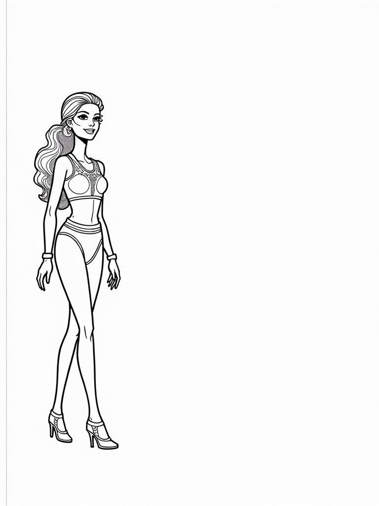 barbie coloring pages