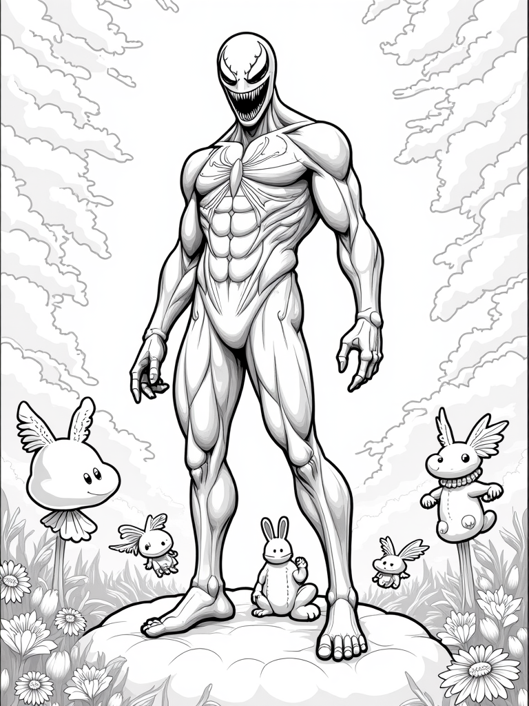 venom coloring pages
