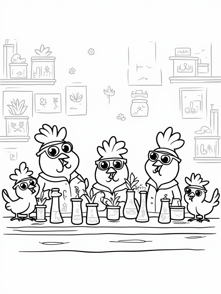 chicken coloring pages