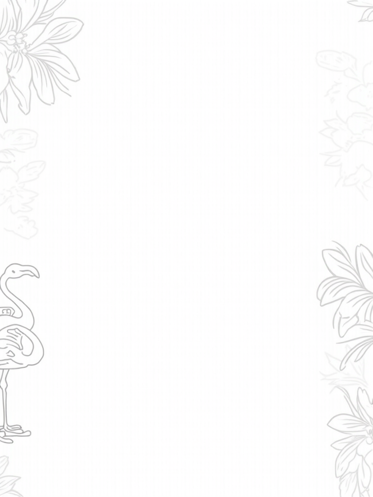 flamingo coloring pages