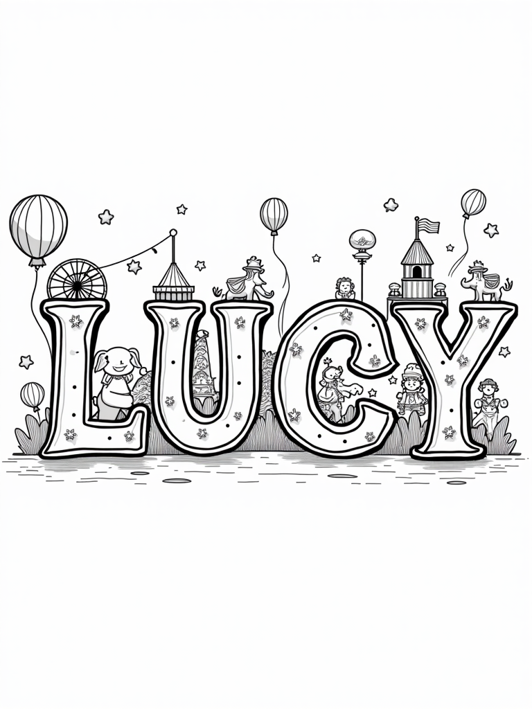 name coloring pages