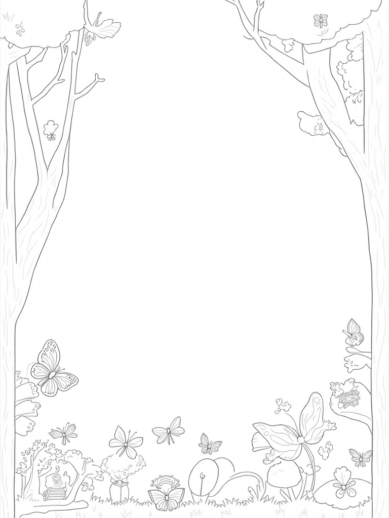 butterfly coloring pages