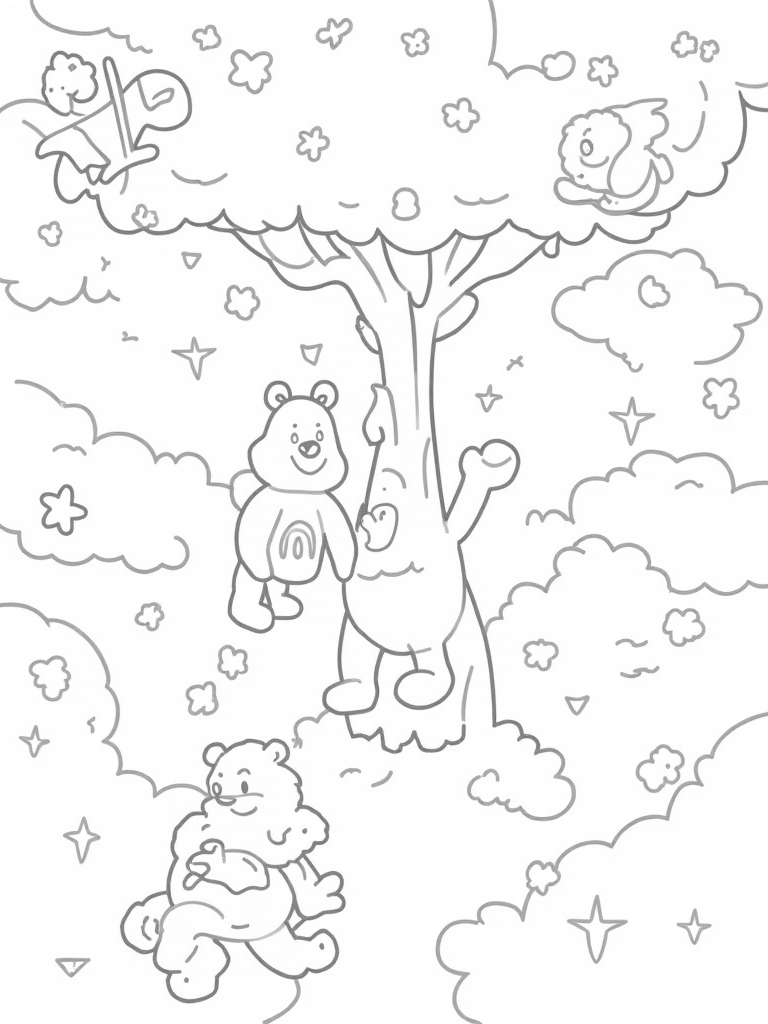 Care Bears in an upside-down world