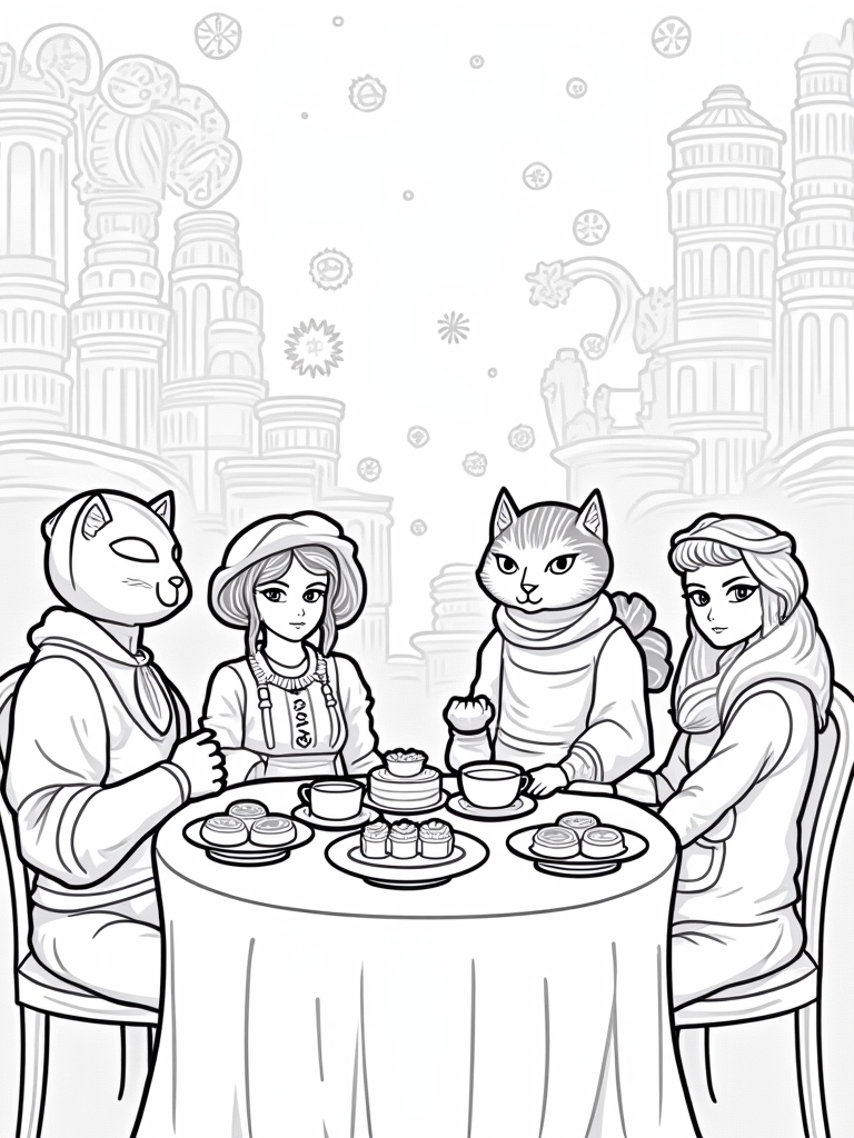 cat coloring pages