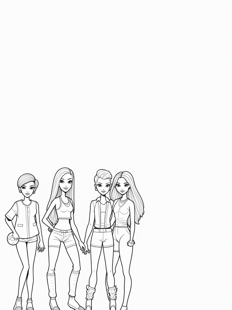 bratz coloring pages