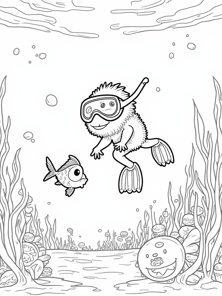 monster coloring pages