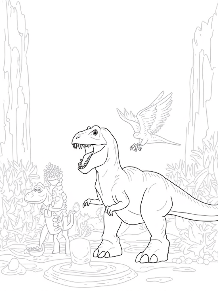dinosaur coloring pages