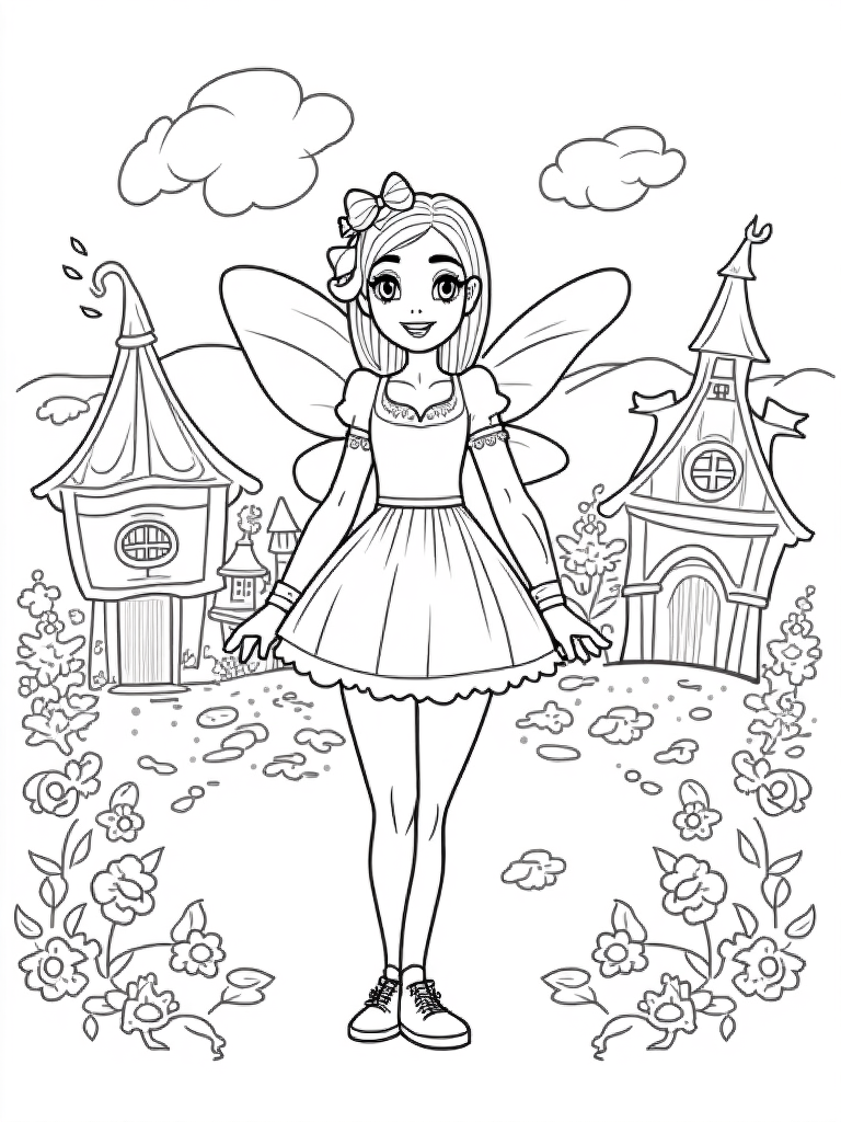 gabby's dollhouse coloring pages