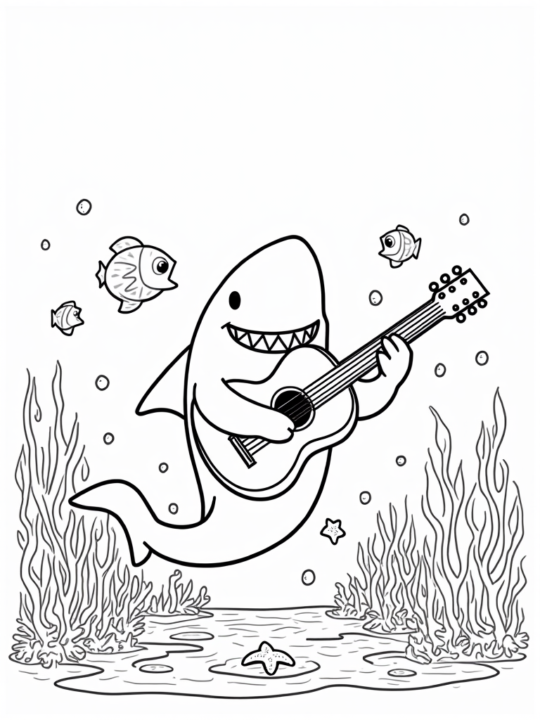 shark coloring pages