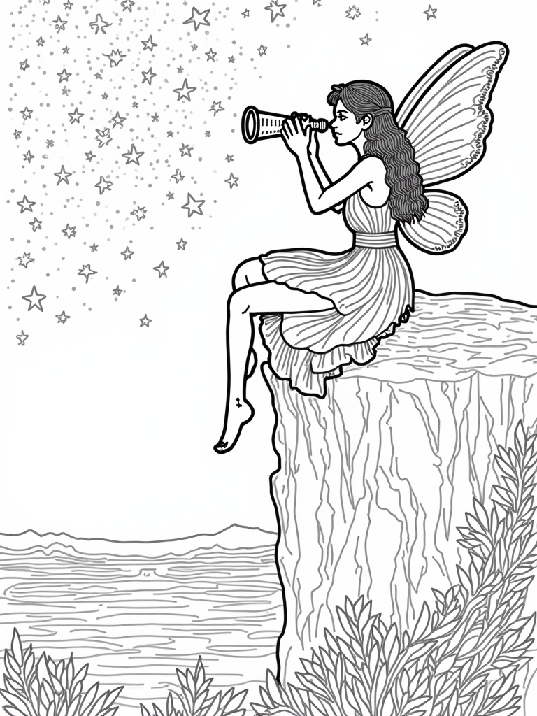 fairy coloring pages