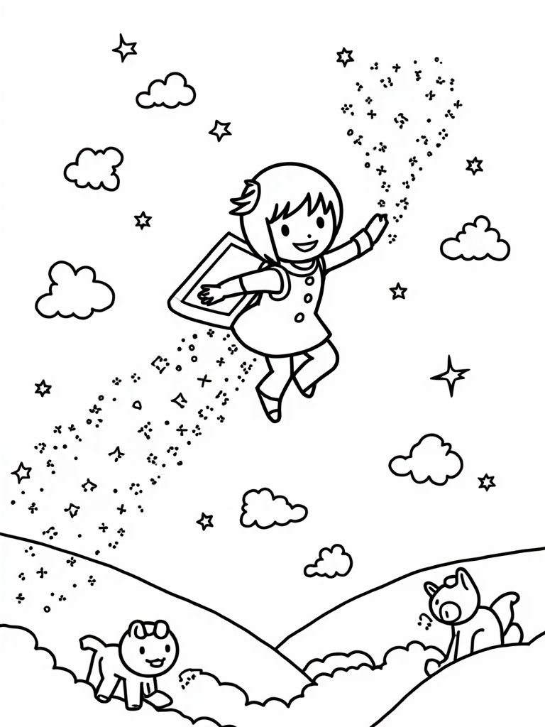Kuromi’s skywriting adventure