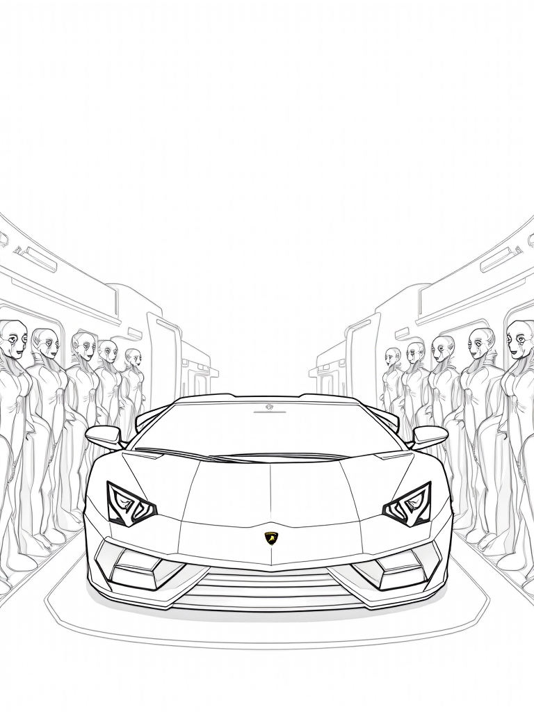 lamborghini coloring pages