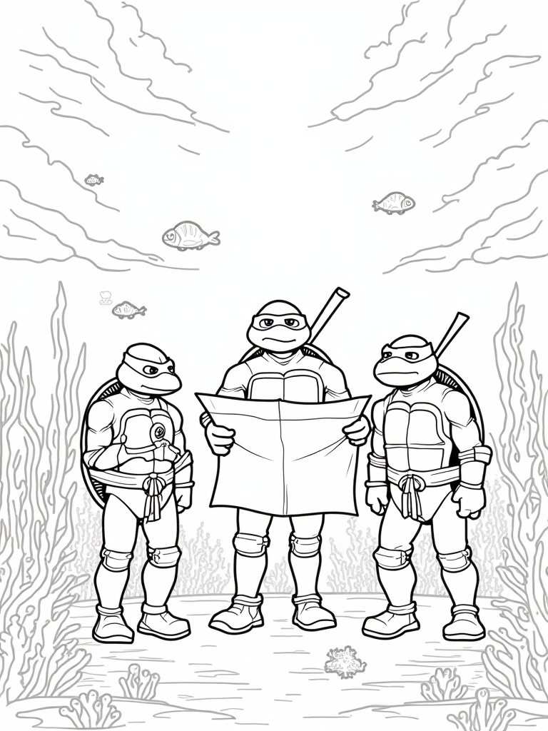 tmnt coloring pages