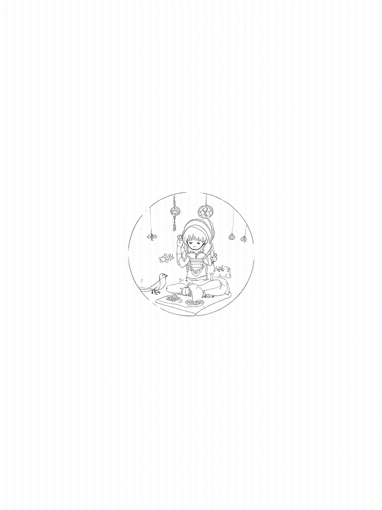 kuromi coloring pages